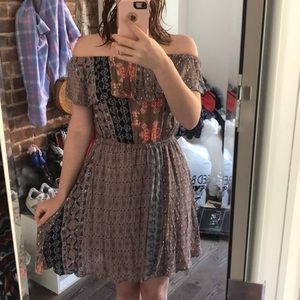 Off the shoulder sun dress